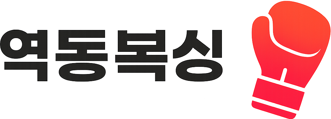 역동복싱 로고